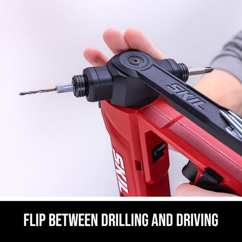 12V/20V Brushless Flip Drill, 20V Kit