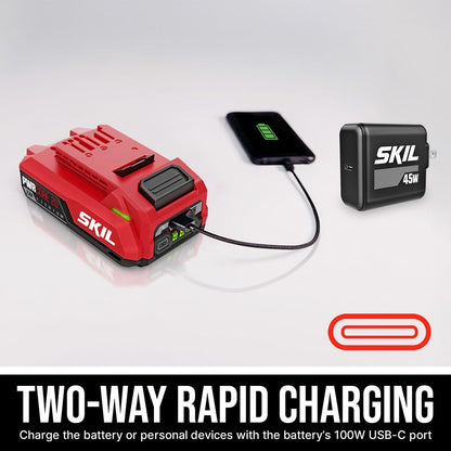 12V/20V Brushless Flip Drill, 20V Kit