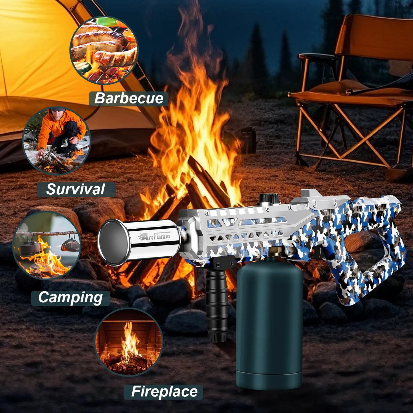 Powerful Propane Torch Gun (Propane Tank Not Included)