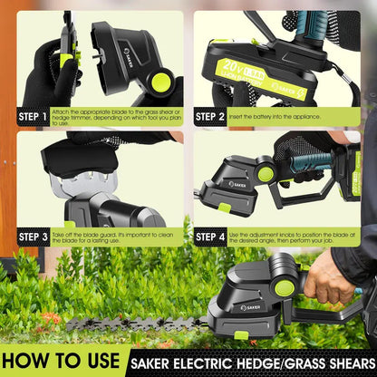 Lumen Saker Cordless Shrub Trimmer