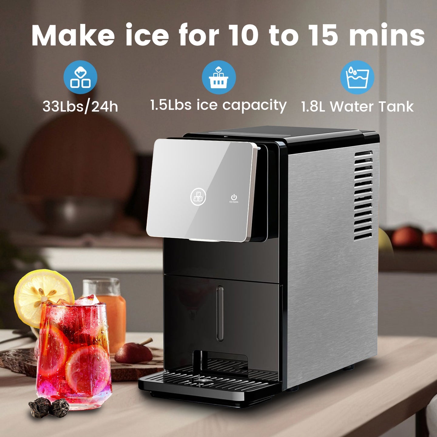 Electactic Silent Nugget Ice Maker